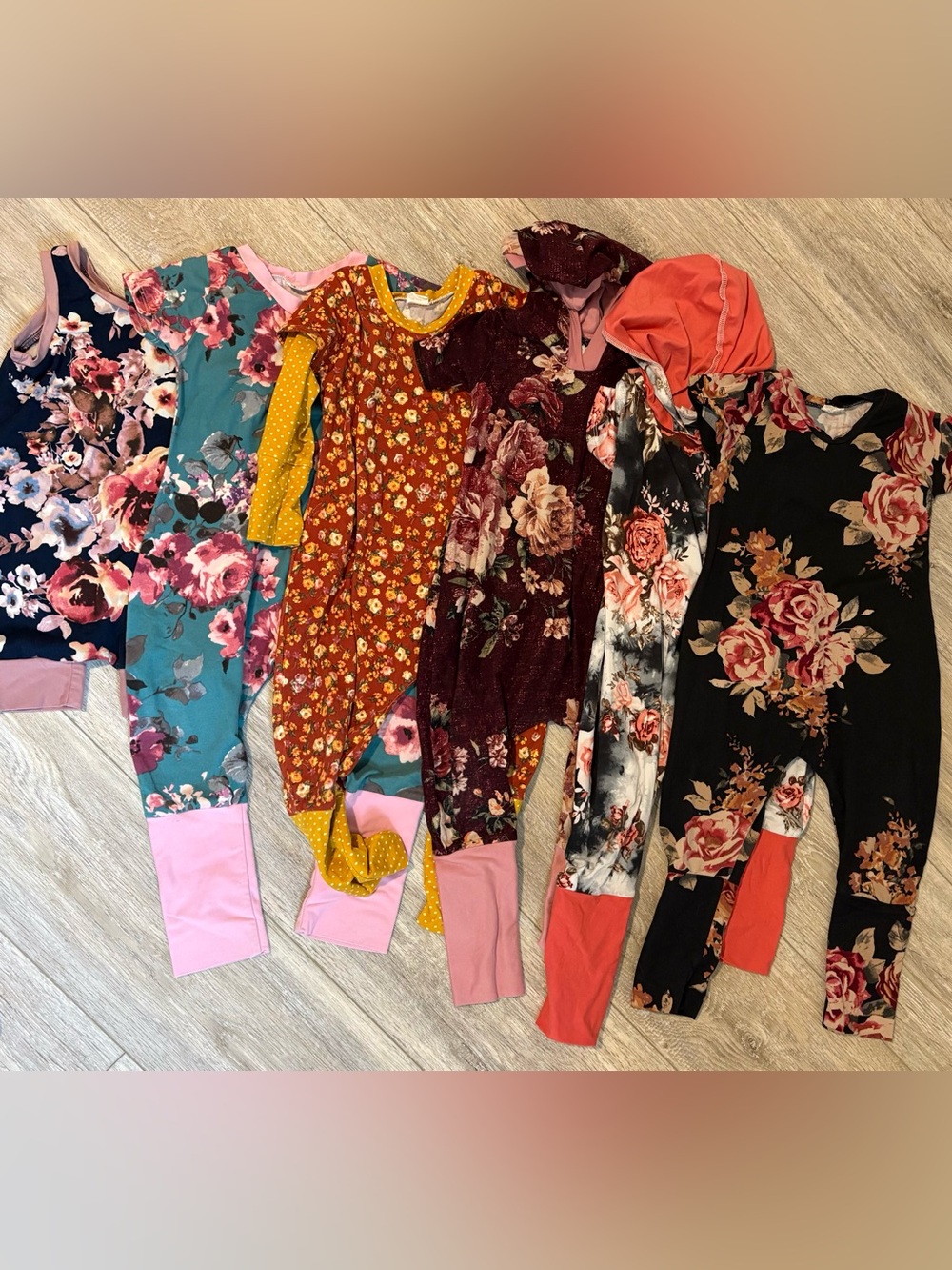 6 Rompers/Jumpers Lot/Bundle
